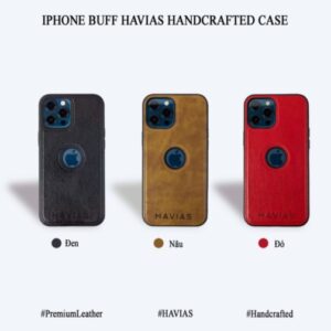 Ốp lưng da IPhone Buff HAVIAS 3 màu