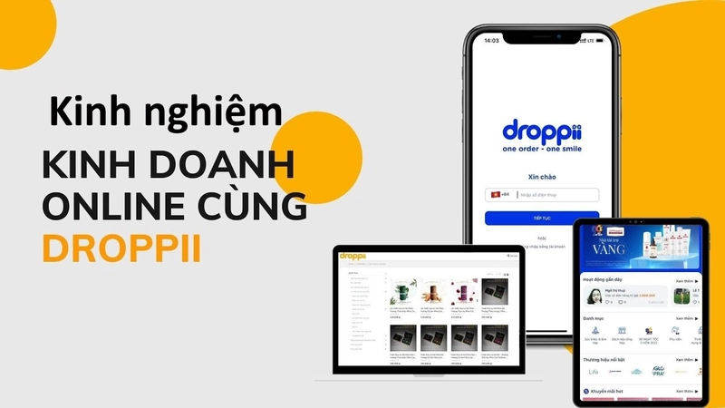 Kinh nghiệm kinh doanh online dành cho người mới trên Droppii