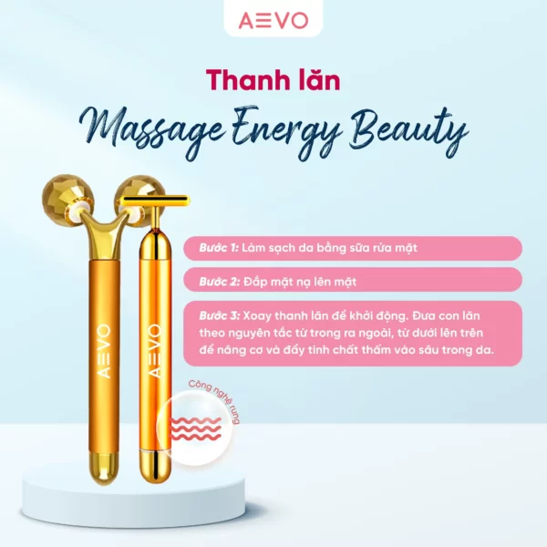 Bộ Thanh lăn massage Energy Beauty Aevo
