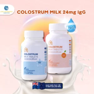 Viên nhai sữa non 24IgG 60 viên KGK Milk Colostrum - Lyna Pharmtech - Droppii Shops