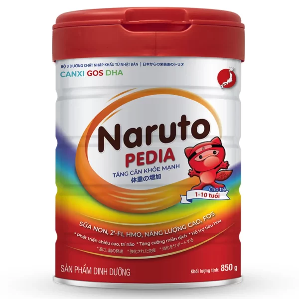 Sữa bột Naruto Pedia 850g chính hãng giá tốt - Tăng cân khỏe mạnh - SK Milk - Droppii Shops