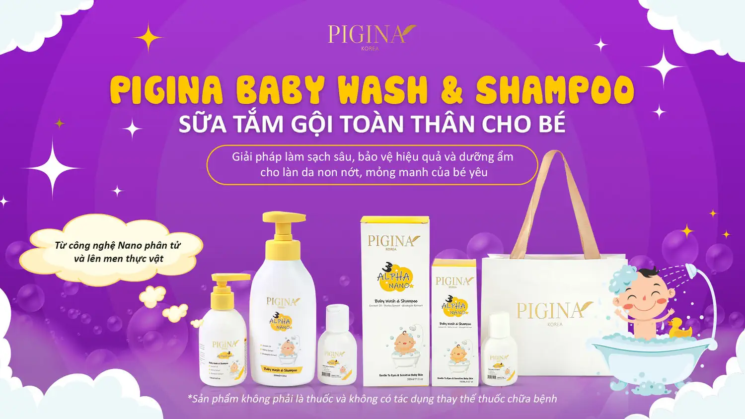 Thương hiệu Pigina - sản phẩm chăm sóc toàn diện sức khỏe và sắc đẹp khu vực nhạy cảm của phái nữ và làn da non nớt của trẻ em - Droppii Shops